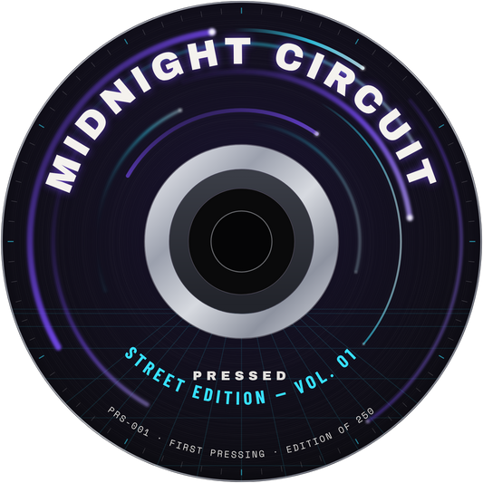 MIDNIGHT CIRCUIT artwork — full disc design
