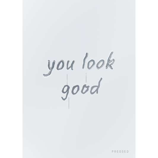 Example of the finger-written fog style — your own text is set the same way